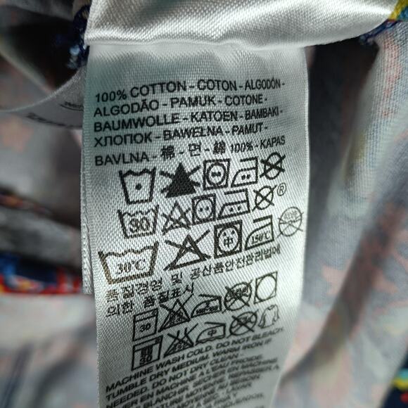 Levis Jacket Womens Medium Floral Paisley Hooded Utility Pockets - Picture 11 of 11